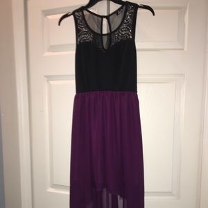 High - low homecoming dress